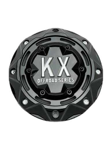 KX Off-Road Gloss Black Wheel Center Cap KX204 KX204-CAP KX204-SG replacement wheel center cap part KX204