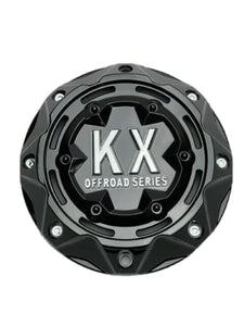 KX Off-Road Gloss Black Wheel Center Cap KX204 KX204-CAP KX204-SG - Wheel Center Caps