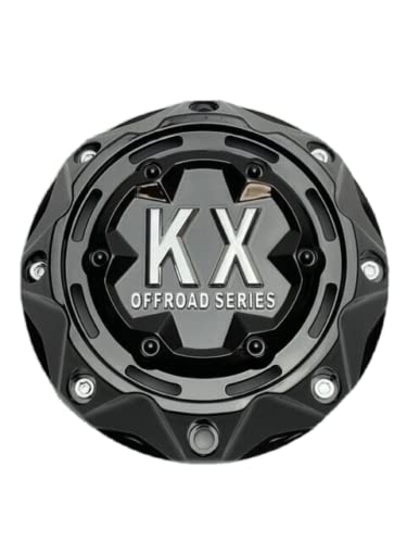 KX Offroad Gloss Black Wheel Center Cap KX180 KX180-SG replacement wheel center cap part KX180