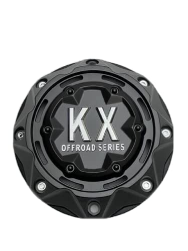 KX Offroad Matte Black Wheel Center Cap KX180 KX180-SG - Wheel Center Caps