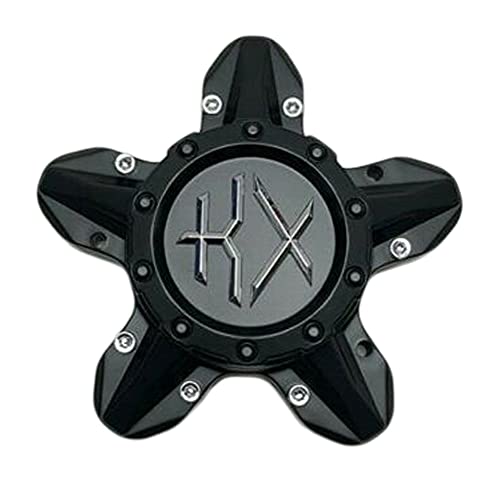KX Wheels Matte Black Wheel Center Cap KX03-2-CAP C5057L179 replacement wheel center cap part KX03-2-CAP