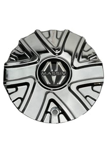 Massiv Chrome Wheel Center Cap CS584-2P - Wheel Center Caps