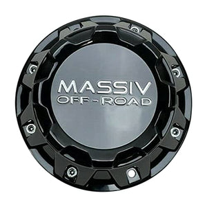 Massiv Off-Road Gloss Black Wheel Center Cap CBRD28-B1P CBRD28-1P