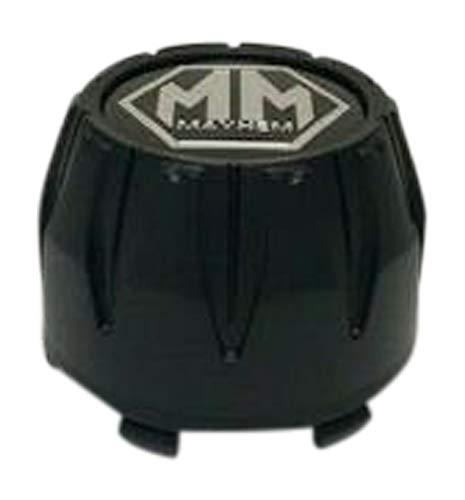 Mayhem Matte Black Snap in Wheel Center Cap C1080200B C10802001C C612101CAP - wheelcentercaps