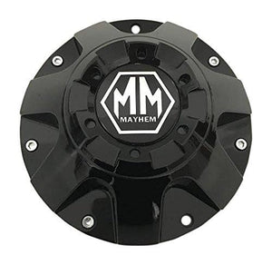 Mayhem Wheels C108060B-L C709505B Gloss Black Center Cap - wheelcentercaps
