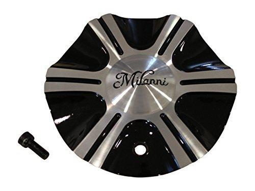 Milanni 452 Stellar Black Machine Wheel Rim Center Cap V452-CAP(AL) replacement wheel center cap part V452-CAP