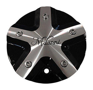 Milanni 457 Force Gloss Black Wheel Center Cap