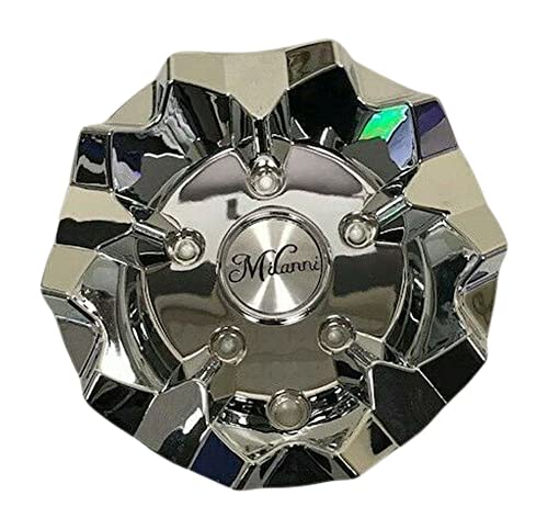 Milanni Chrome Wheel Center Cap C-459-CAP C459GB-CAP JT091338 replacement wheel center cap part C-459-CAP