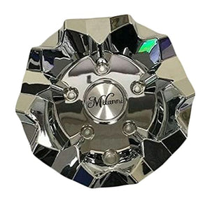 Milanni Chrome Wheel Center Cap C-459-CAP C459GB-CAP JT091338 - wheelcentercaps