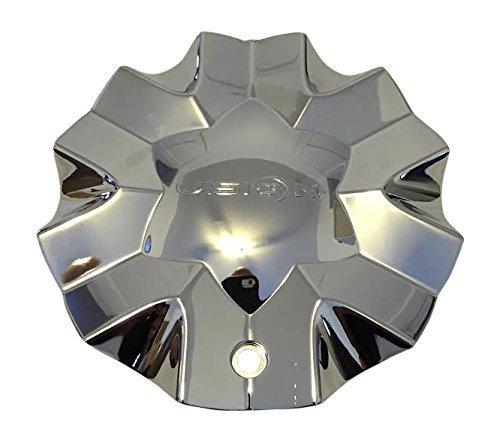 Milanni Vision Hollywood C436R LG1112-14 Chrome Wheel Center Cap Six Spoke replacement wheel center cap part C436R