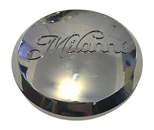 Milanni Wheels 538670F-2 Chrome Wheel Snap in Center Cap - wheelcentercaps