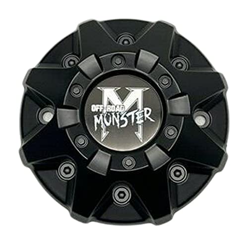 Monster Off-Road Matte Black Wheel Center Cap C-224-3 LG13109-80 replacement wheel center cap part C-224-3