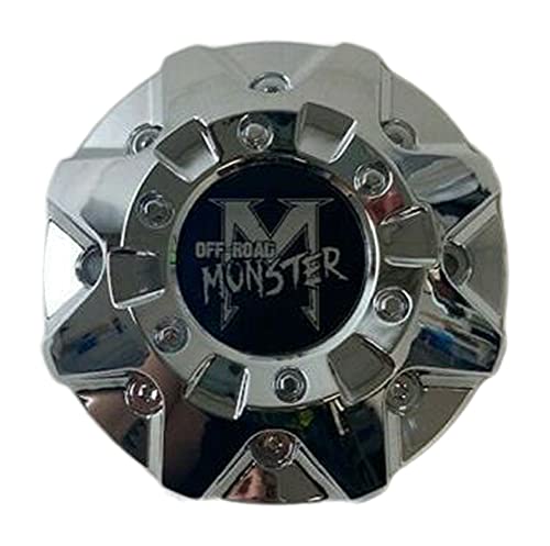Monster Offroad Wheels C-224-3 LG13109-80 Chrome Wheel Center Cap replacement wheel center cap part C-224-3