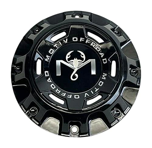 Motiv Offroad Gloss Black Wheel Center Cap 1938L184 1938L184-SG replacement wheel center cap part 1938L184