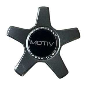 Motiv Wheels CAP-MH3-G21 Gun Metal Gray Wheel Center Cap - wheelcentercaps