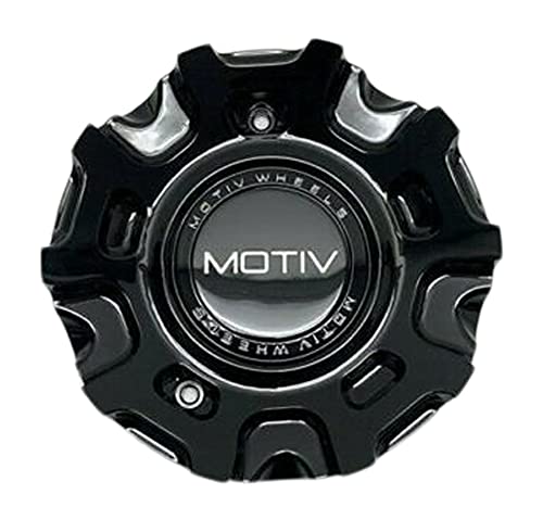 Motiv Wheels Gloss Black Wheel Center Cap CAP-MH4-B21 CAP6-BLACK replacement wheel center cap part CAP-MH4-B21