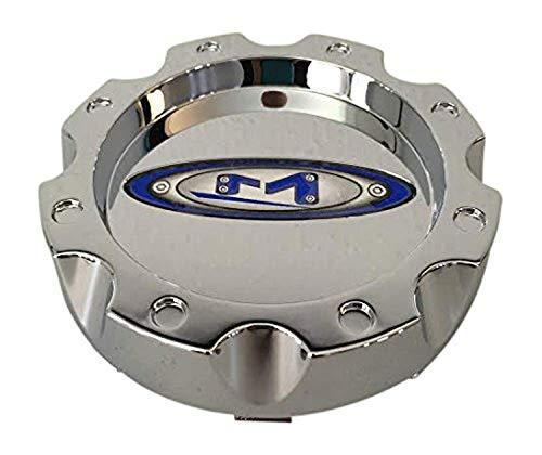 Moto Metal 353K133A S412-03 X1834147-9SF Front Dually Chrome Wheel Center Cap - wheelcentercaps