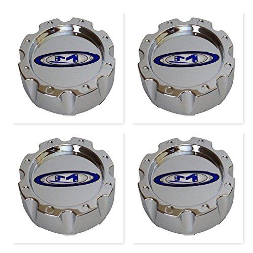 Moto Metal 4 Pack 950 951 953 Chrome Wheel Center Cap 353K133 8 Lug Short replacement wheel center cap part 353K133