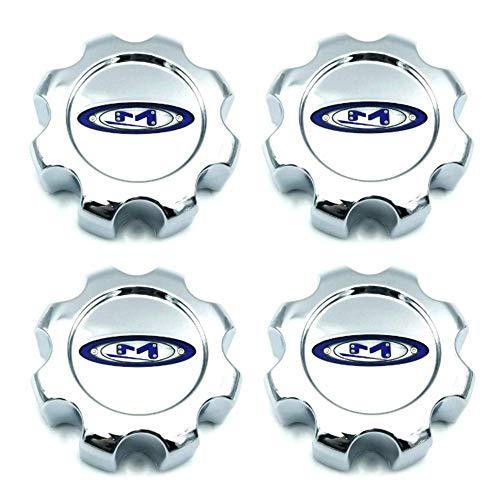 Moto Metal 4 Pack 954 Chrome Wheel Rim Snap in Center Cap for 8 Lug 954K168 S504-05 replacement wheel center cap part 954K168