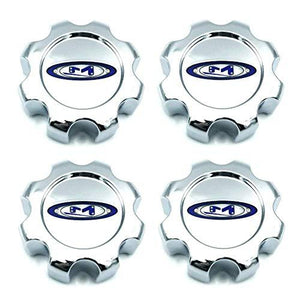 Moto Metal 4 Pack 954 Chrome Wheel Rim Snap in Center Cap for 8 Lug 954K168 S504-05 - wheelcentercaps