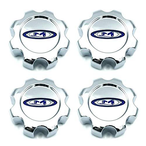 Moto Metal 4 Pack 954 Chrome Wheel Rim Snap in Center Cap for 8 Lug 954K168 S504-05 - wheelcentercaps