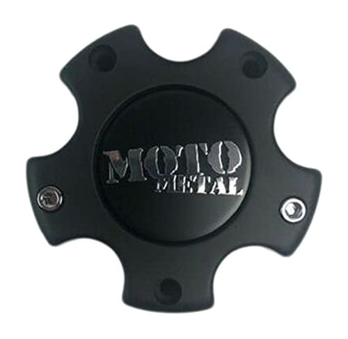 Moto Metal 845L121S2 A0142 845L121 Matte Black Wheel Center Cap - Wheel Center Caps