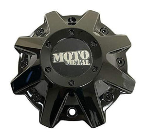 Moto Metal Gloss Black Center Cap Blacked Out