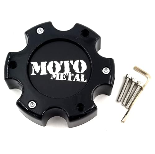 Moto Metal MO909B6139B Gloss Black Center Cap 6x5.5 replacement wheel center cap part MO909B6139B