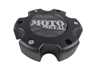 Moto Metal MO909B6139YB Flat Black Wheel Center Caps (1 CAP) - wheelcentercaps