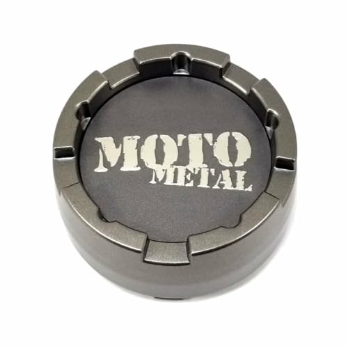 Moto Metal MO983 Wheel Center Cap Snap in Satin Gray MO983CAPB1-SG - Wheel Center Caps