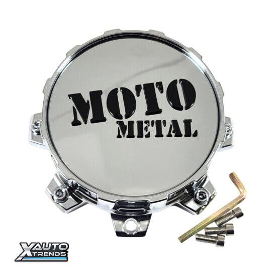 Moto Metal MOTO CAP BOLT-ON (CH/GB/CH) - 8 LUG - T805L170-8-H53-C1 - Wheel Center Caps