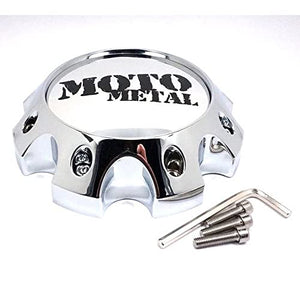 Moto Metal MOTO MO975 CAP CHROME 8 LUG - 1079L170CHMO1 - Wheel Center Caps