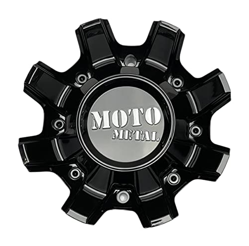 Moto Metal Wheels CAP-MO804B-GB Gloss Black Center Cap replacement wheel center cap part CAP-MO804B-GB