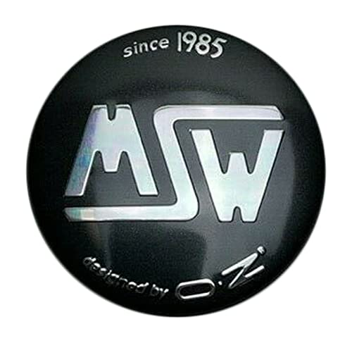 MSW by OZ Since 1985 Gray Snap in Wheel Center Cap (XC565BW) replacement wheel center cap part XC565BW