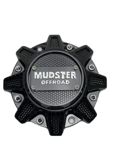 Mudster Offroad Gloss Black Wheel Center Cap C-750-1 replacement wheel center cap part C-750-1
