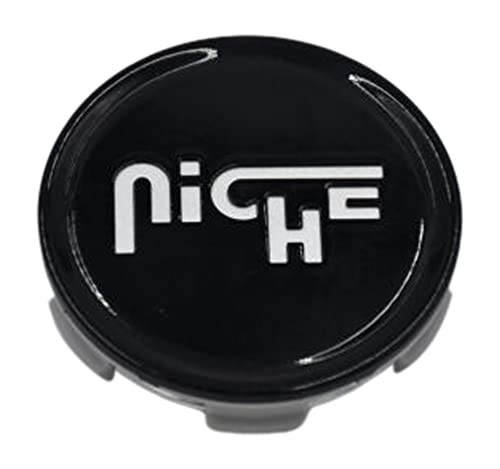 Niche Wheels 1003-22GBS Gloss Black Center Cap 2.70 Diameter replacement wheel center cap part 1003-22GBS