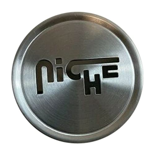 Niche Wheels 1003-22M Machined with Black Logo Wheel Center Cap replacement wheel center cap part 1003-22M