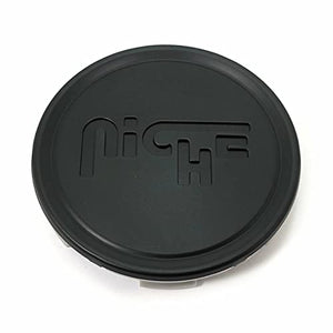 Niche Wheels 1003-23MB Satin Black Center Cap 2.75 Inch OD Snap-in for 5x130 M130 Targa - Wheel Center Caps