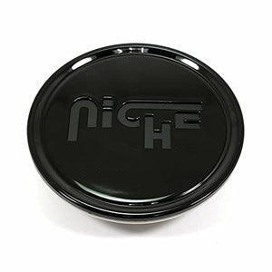 Niche Wheels 1003-85GBL Gloss Black Wheel Center Cap 5 Lug M164 Anzio M168 Verona M117 Misano M134 Milan - Wheel Center Caps