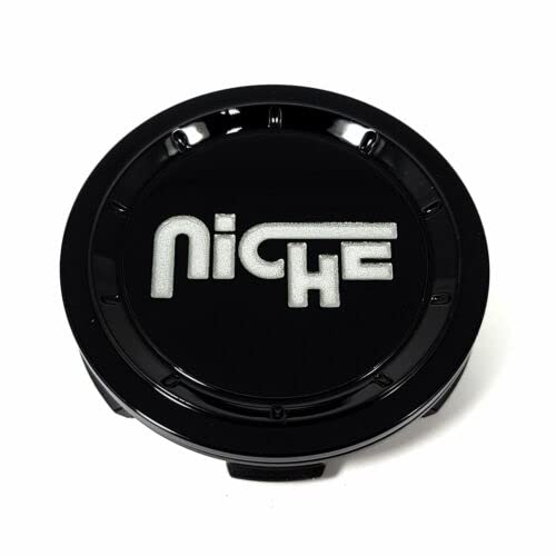 Niche Wheels 1005-22-05GBS Gloss Black Snap in Center Cap replacement wheel center cap part 1005-22-05GBS