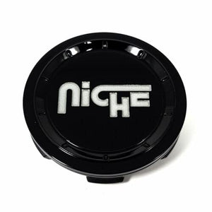 Niche Wheels 1005-22-05GBS Gloss Black Snap in Center Cap - Wheel Center Caps