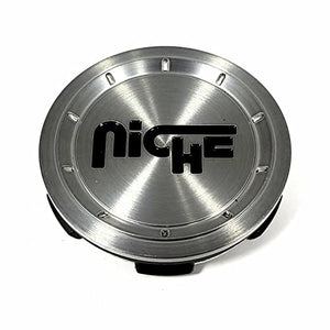 Niche Wheels 1005-22-05LRT Brushed Gray Center Cap - Wheel Center Caps