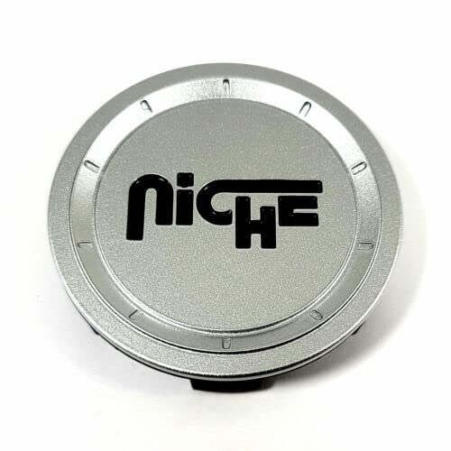 Niche Wheels 1005-24-05SLB Silver Wheel Center Cap replacement wheel center cap part 1005-24-05SLB