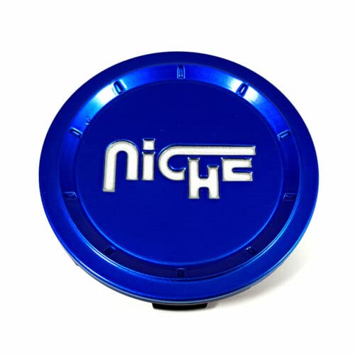 Niche Wheels 1005-2405KAS Blue and Silver Center Cap replacement wheel center cap part 1005-2405KAS
