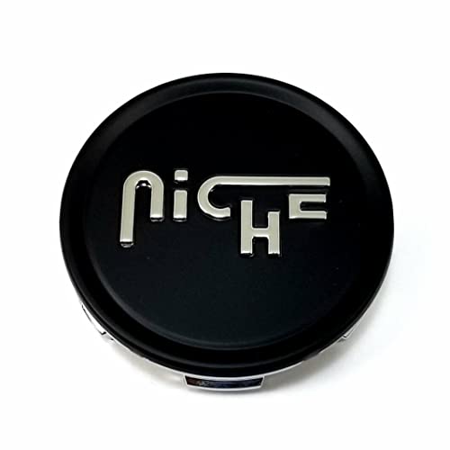 Niche Wheels Black Center Cap 1003-22MBS 5 Lug M219 Gemello M220 Gemello M221 DFS M222 DFS M223 DFS replacement wheel center cap part 1003-22MBS