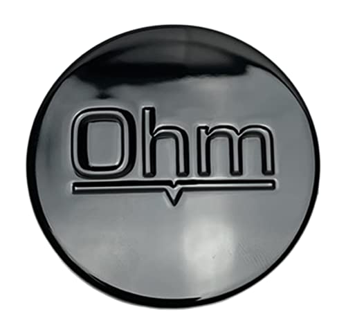 Ohm Wheels CC0HM360GB PSC036 Gloss Black Snap in Center Cap replacement wheel center cap part CC0HM360GB