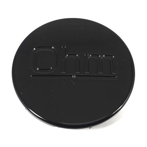 Ohm Wheels CCOHM360GB Gloss Black Center Cap Snap in replacement wheel center cap part CCOHM360GB