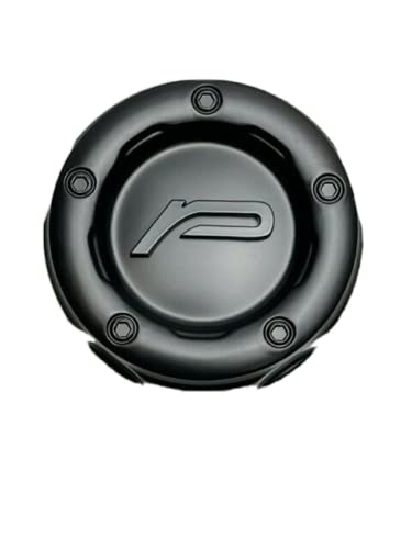 Pacer Satin Black Snap in Wheel Center Cap C-606-1 C-606-1-UP replacement wheel center cap part C-606-1