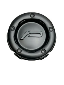 Pacer Satin Black Snap in Wheel Center Cap C-606-1 C-606-1-UP - Wheel Center Caps