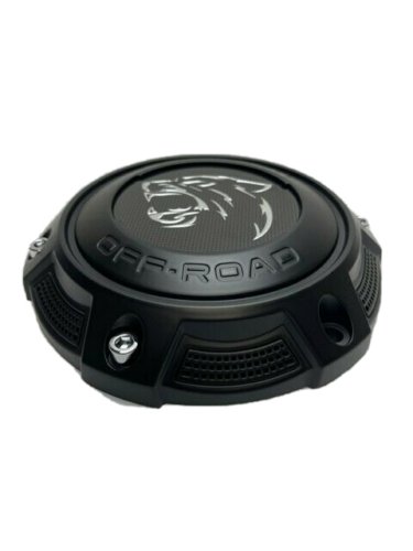 Panther Off-Road Matte Black Wheel Center Cap OR-VD-PANTHER wheel center cap additional view 2